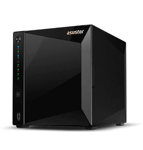 NAS Server asustor As4004t Bahias Armed Dual Core 1.6 GHz 2 GB 2x 4 GB and 1x10 GB E 0,1 raid JBOD Sata6 GB USB 3.0