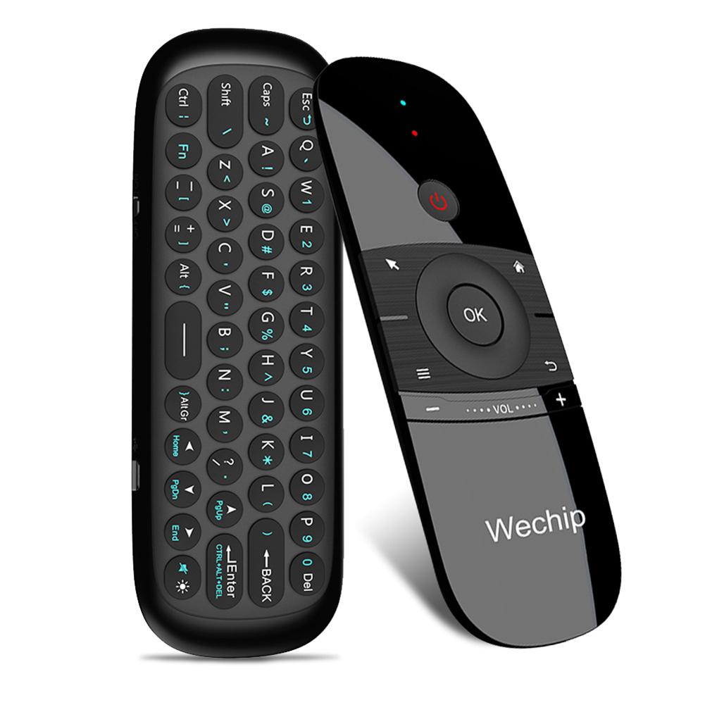 W1 Ultra-slim 2.4G Wireless Keyboard Air Mouse Controller for Laptop Smart TV PC