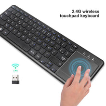 Load image into Gallery viewer, In English and French Bluetooth 2.4G Wireless Keyboard with Touch Mouse Touchpad  Keyboard for Tablet Desktop Computer notebook