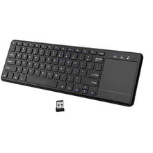 Load image into Gallery viewer, In English and French Bluetooth 2.4G Wireless Keyboard with Touch Mouse Touchpad  Keyboard for Tablet Desktop Computer notebook