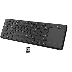 In English and French Bluetooth 2.4G Wireless Keyboard with Touch Mouse Touchpad  Keyboard for Tablet Desktop Computer notebook