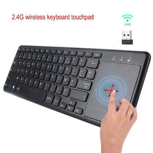 Load image into Gallery viewer, In English and French Bluetooth 2.4G Wireless Keyboard with Touch Mouse Touchpad  Keyboard for Tablet Desktop Computer notebook