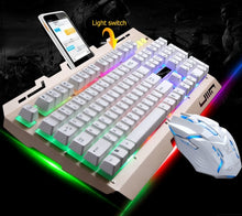 Load image into Gallery viewer, ALLOYSEED 104 keys Backlight Wired Gaming Keyboard Mouse Set Mechanical Keyboard Durable USB Keyboards Mice Combos For PC Laptop