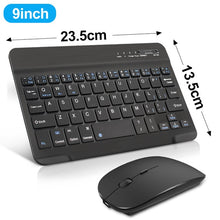 Load image into Gallery viewer, Wireless Keyboard and Mouse Mini Rechargeable bluetooth Keyboard With Mouse Noiseless Ergonomic Keyboard For PC Tablet Phone