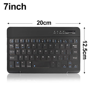 Wireless Keyboard and Mouse Mini Rechargeable bluetooth Keyboard With Mouse Noiseless Ergonomic Keyboard For PC Tablet Phone