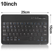 Load image into Gallery viewer, Wireless Keyboard and Mouse Mini Rechargeable bluetooth Keyboard With Mouse Noiseless Ergonomic Keyboard For PC Tablet Phone