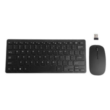 Load image into Gallery viewer, USB Wireless 2.4GHz Mini Keyboard Ultra-Thin Mouse Combo Kit Set For Desktops Laptops