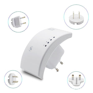 Ethernet PLC Adapter Powerline Network Adapter 300Mbps Wireless Homeplug WIFI Repeater Router Signal Range Extander Wifi Booster